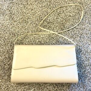Vintage Musa Leather cream-colored clutch Purse